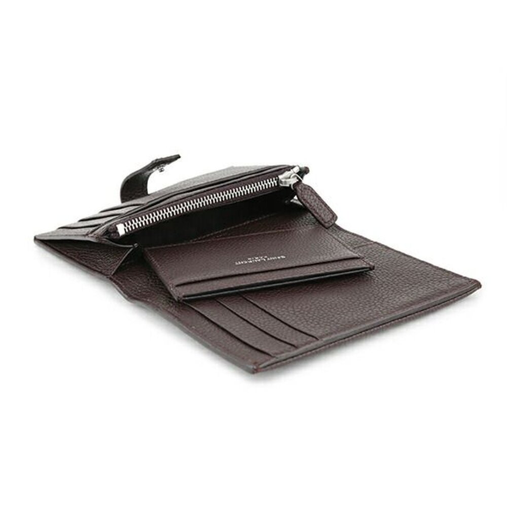 Saint Laurent Bifold Wallet Compact Wallet Bordeaux - Picture 5 of 9